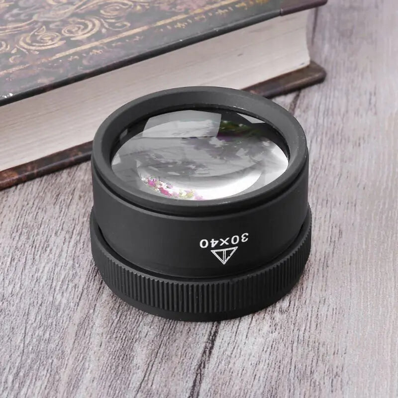 40x Magnifying Glass Eye Loupes Loop Optical Magnifier Jewelry Watch Repair Tool Anti Spier