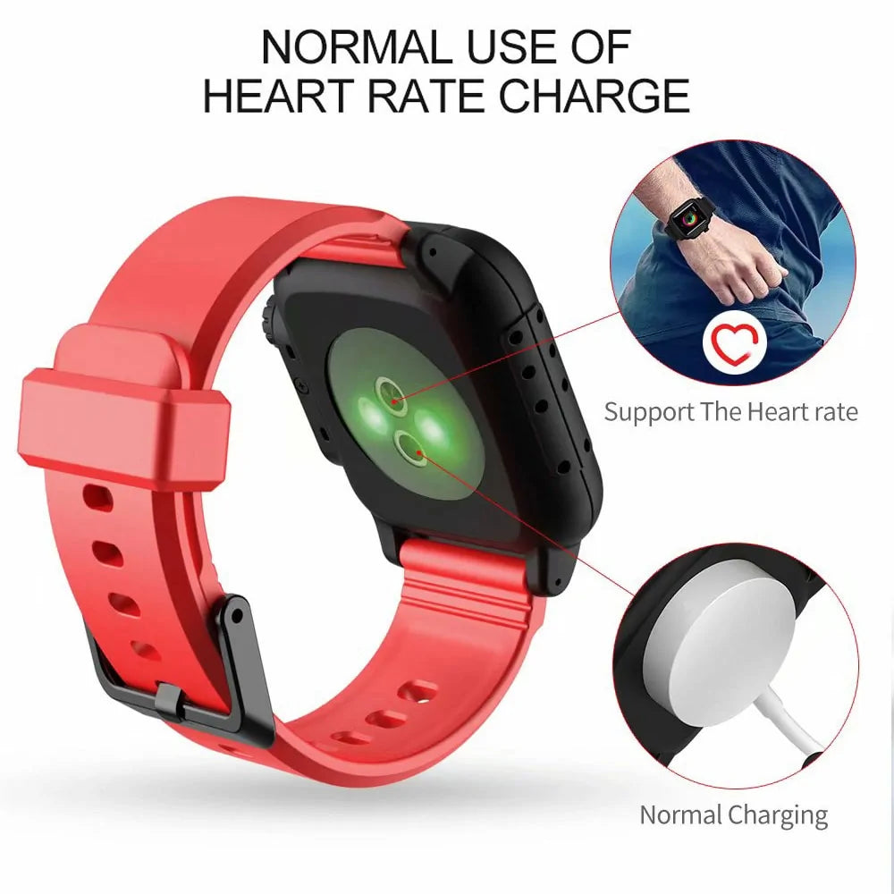 Waterproof Case And Strap Watch Anti Spier