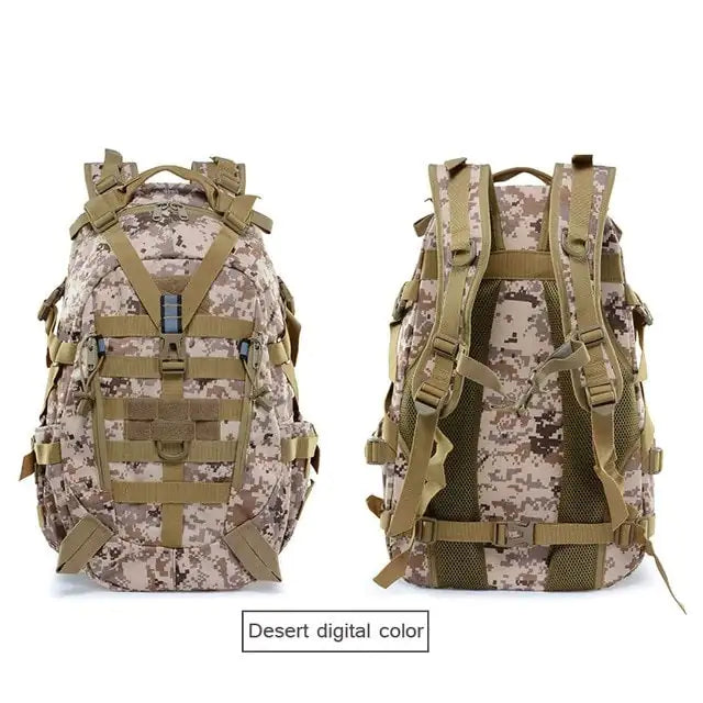 Military Backpack-Waterproof Hiking Survival Reflective Bag Anti Spier