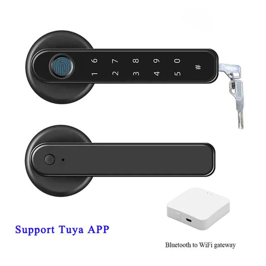 Smart Single Latch Door Lock Anti Spier