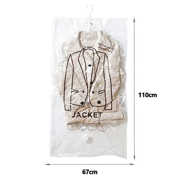 Closet Hanging Organizer Vacuum Bag Anti Spier