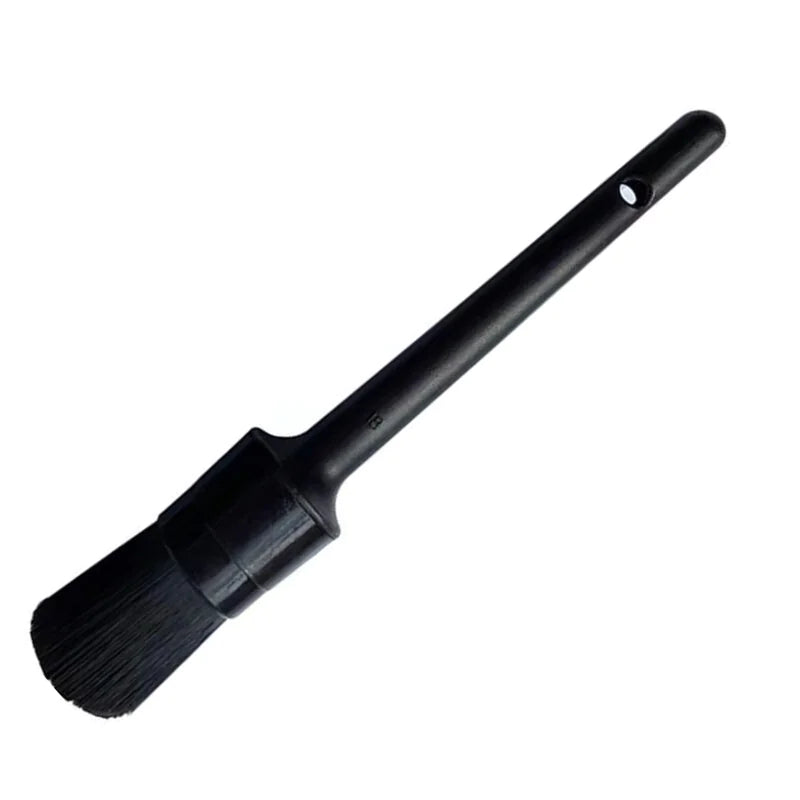 5PC Car Detailing Brush Kit Boar Hair Vehicle Auto Interior For Wheel Clean Sets Anti Spier