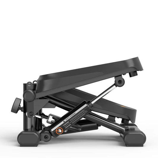 Home Office Exercise 330LBS Capacity Mini Stepper With Resistance Bands And LCD Monitor Anti Spier