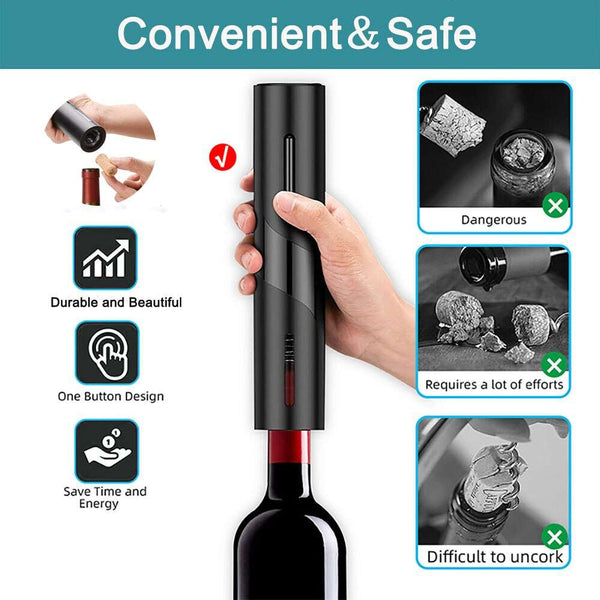 One-click Electric Wine Bottle Opener - Wins Wow