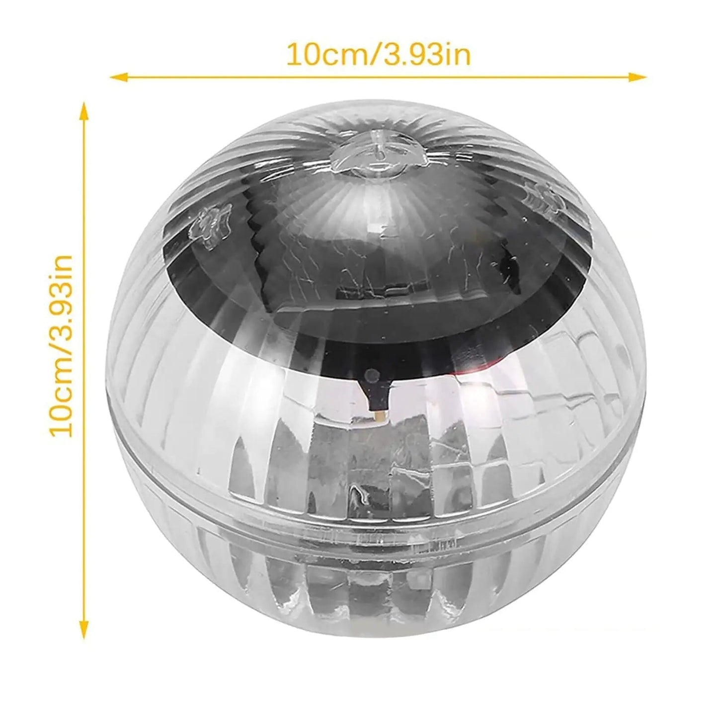 Outdoor Solar LED Floating Light Garden Pond Pool Lamp Rotating RGB Color Change Anti Spier