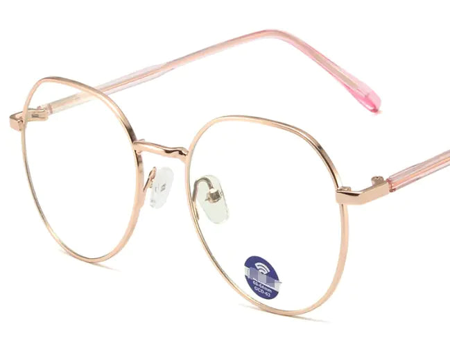 Blue Light Blocking Glasses with Metal Frame Anti Spier