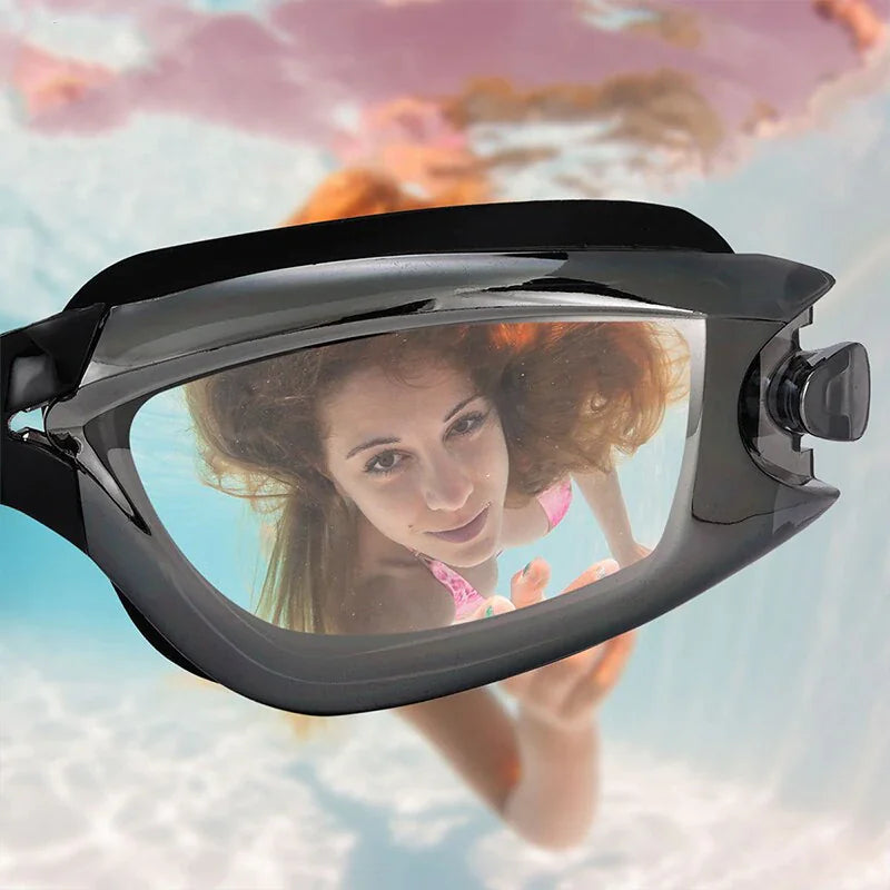 Clear Comfortable Swimming Goggles UV- Anti-Fog Swim Glasses Mirror Adult & Kids Anti Spier