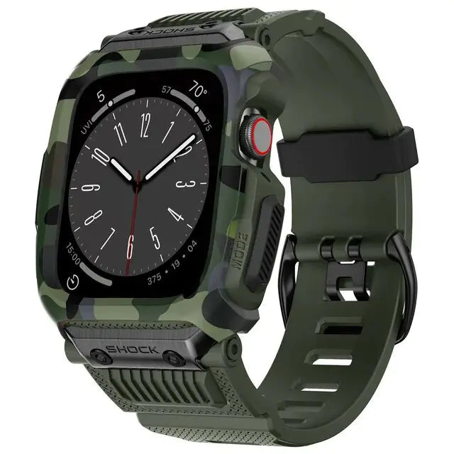 Sport Case And Strap Watch Anti Spier