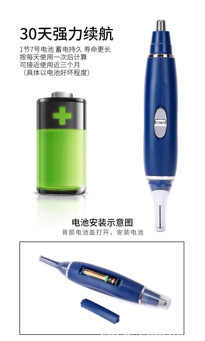 Electric Ear Beard Nose Hair Trimmer Eyebrow Mustache Remover Shaver Clipper New Anti Spier
