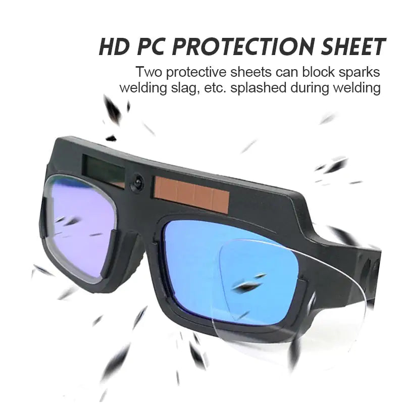 Griffin's Welding School™ Auto-Darkening Anti-Glare Goggles Anti Spier