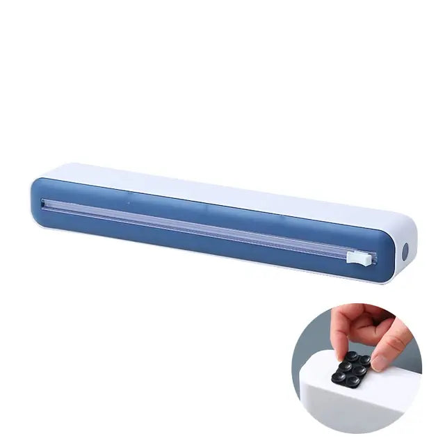 Food Film Dispenser with Magnetic Wrap Anti Spier