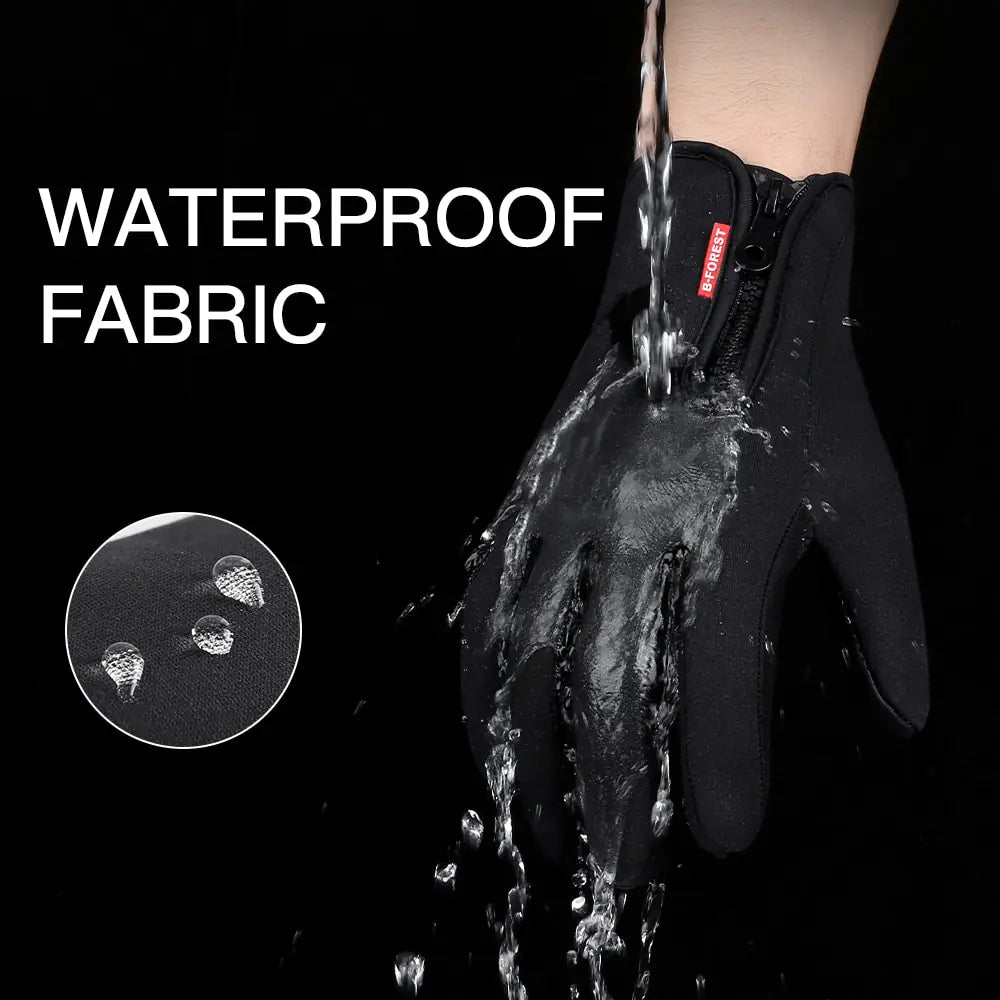 Unisex Touchscreen Thermal Full Finger Gloves Anti Spier