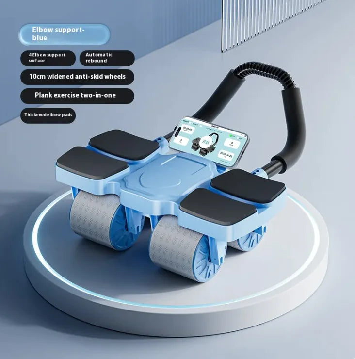 Smart Abdominal Wheel with Auto-Rebound & Fitness App Integration Anti Spier