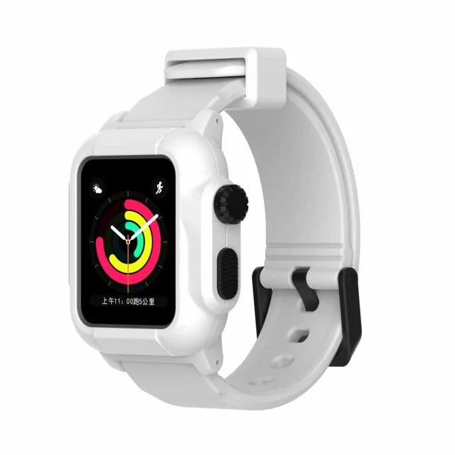 Waterproof Case And Strap Watch Anti Spier