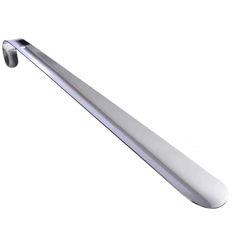 22in Extra Long Handle Shoe Horn Stainless Steel Metal Shoes Remover Shoehorn US Anti Spier