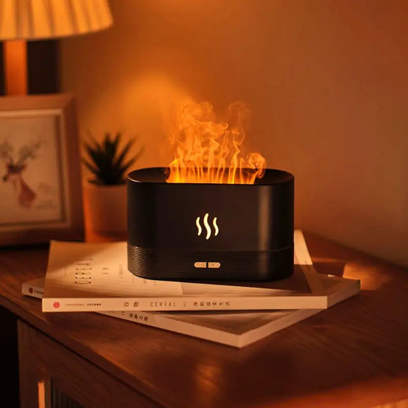 Ultrasonic Usb Fire Essential Oil Aroma Diffuser Anti Spier