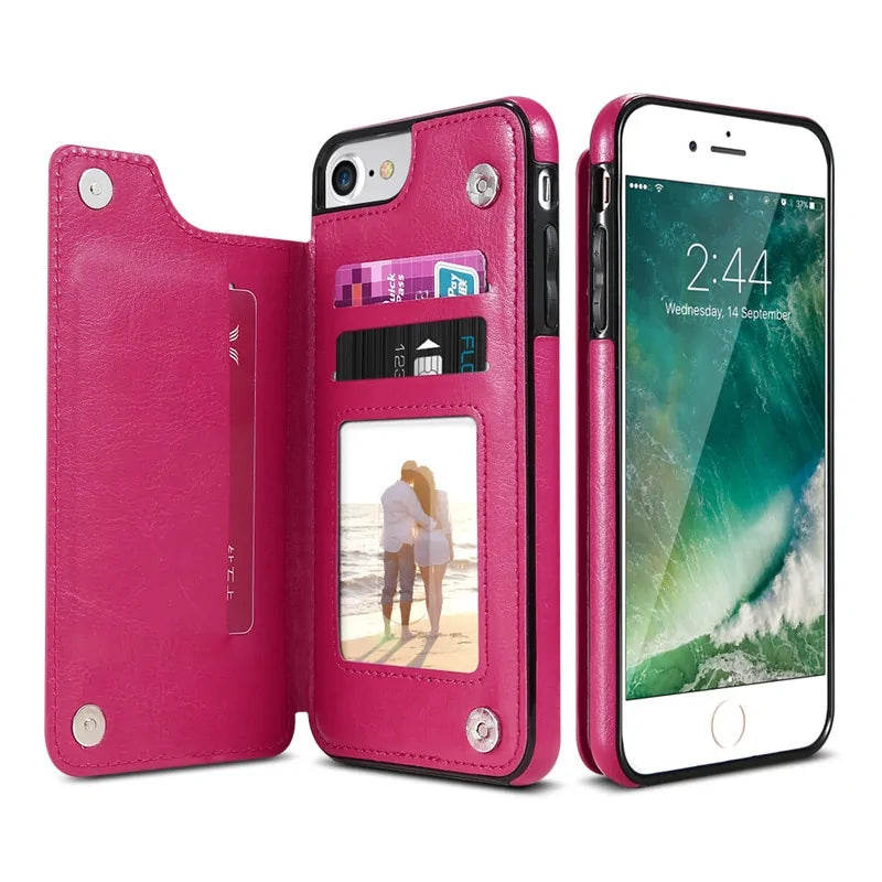 Retro Leather Case Anti Spier