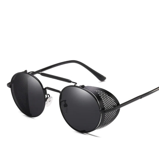 Windshield Round Retro Colored Reflective Sunglasses Anti Spier