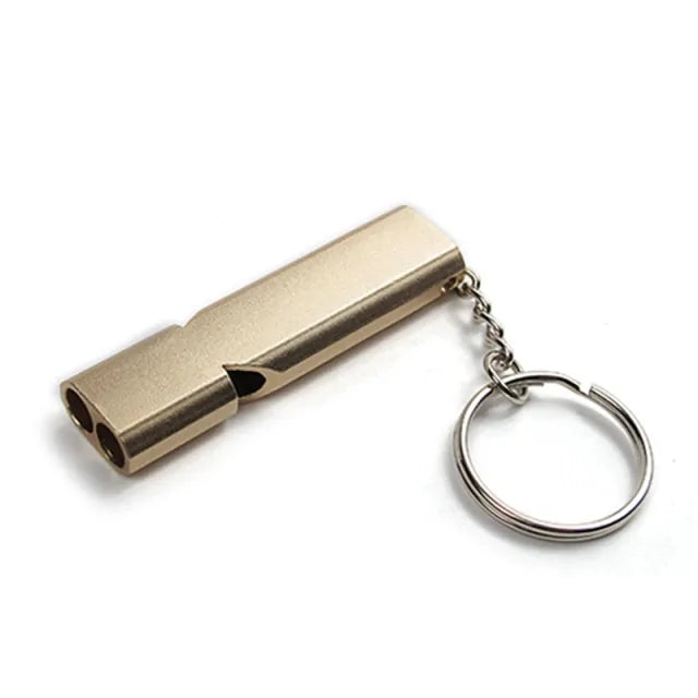 Dual-tube Survival Whistle Anti Spier