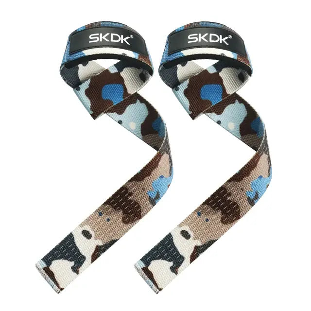 Anti-Slip Silicone Weightlifting Wrist Straps Anti Spier