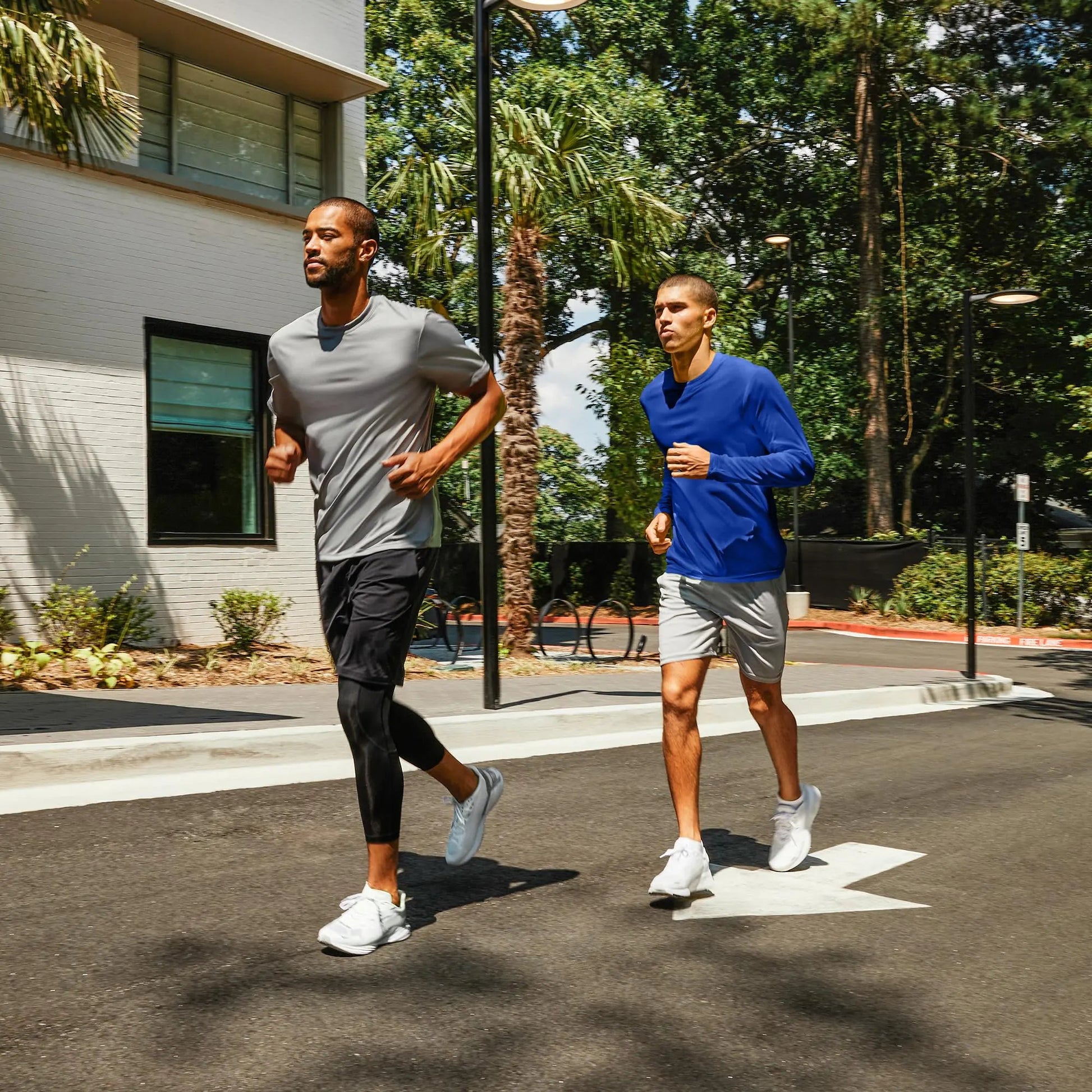 Hanes Sport Performance Long Sleeve T-Shirt, Performance Athletic Shirt, 2-Pack Large Safety Orange Anti Spier