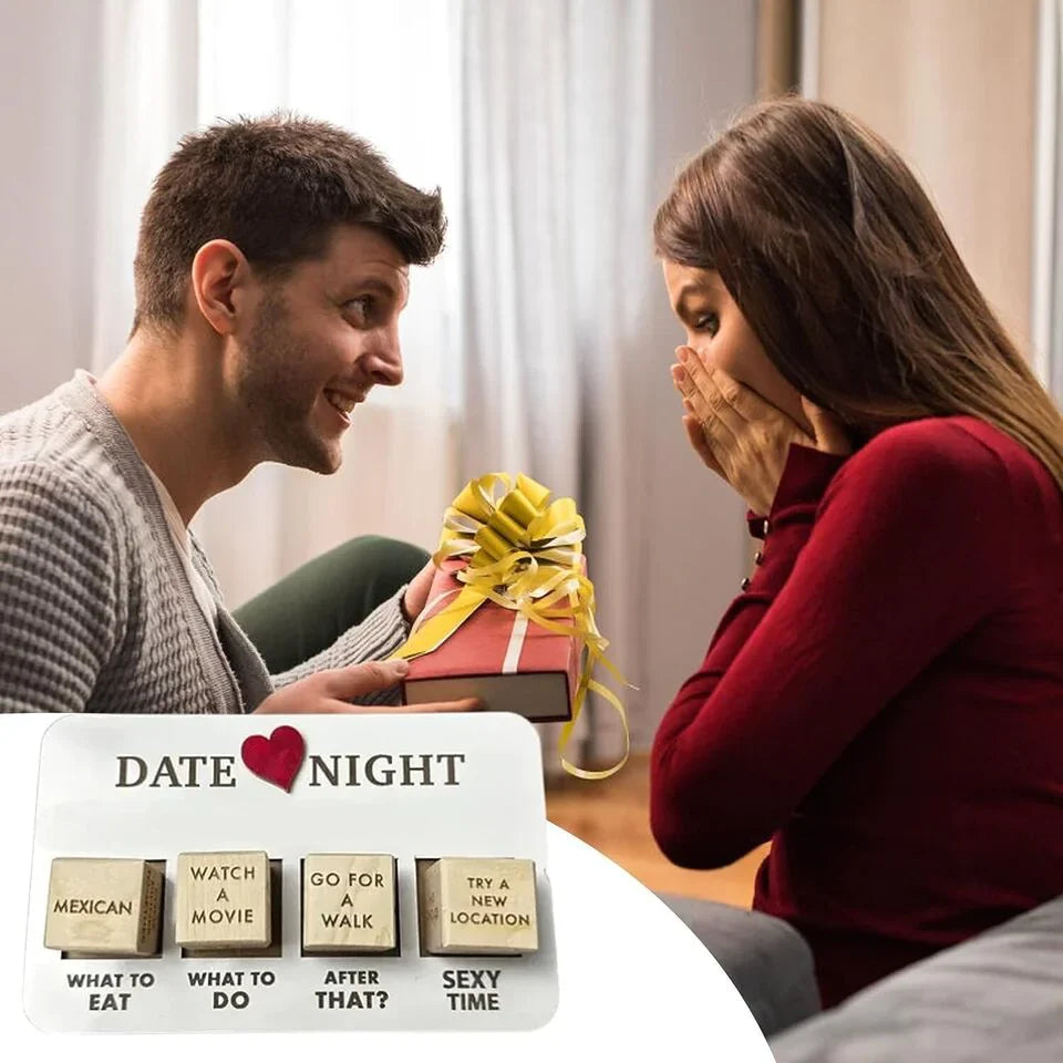 Date Night Dice After Dark Edition Date Night Wooden Dice Game For Couples Fun Anti Spier