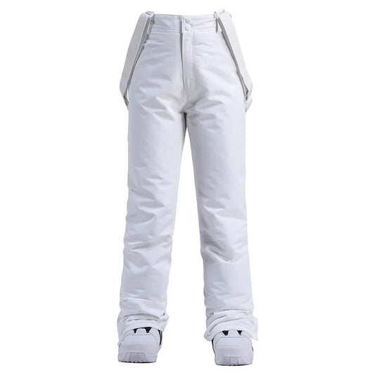 Windproof Waterproof Ski Pants with Detachable Elastic Waist Anti Spier