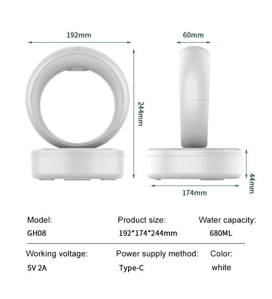 Anti-Gravity Air Humidifier Anti Spier