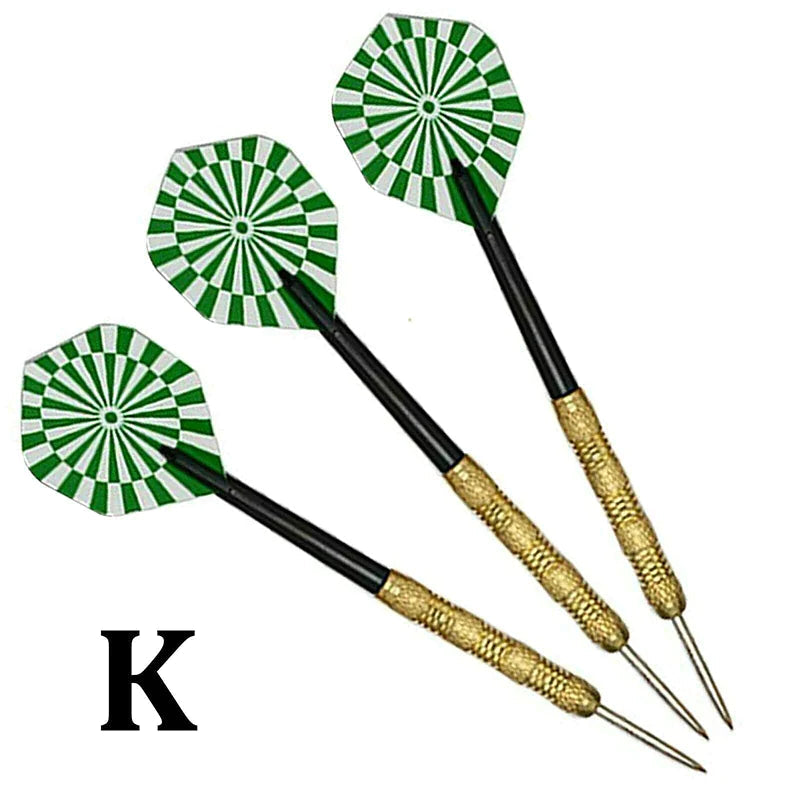 5 Sets (15Pcs) Steel Tip Professional Darts Set Darts Slim Barrel Dart Flights Anti Spier
