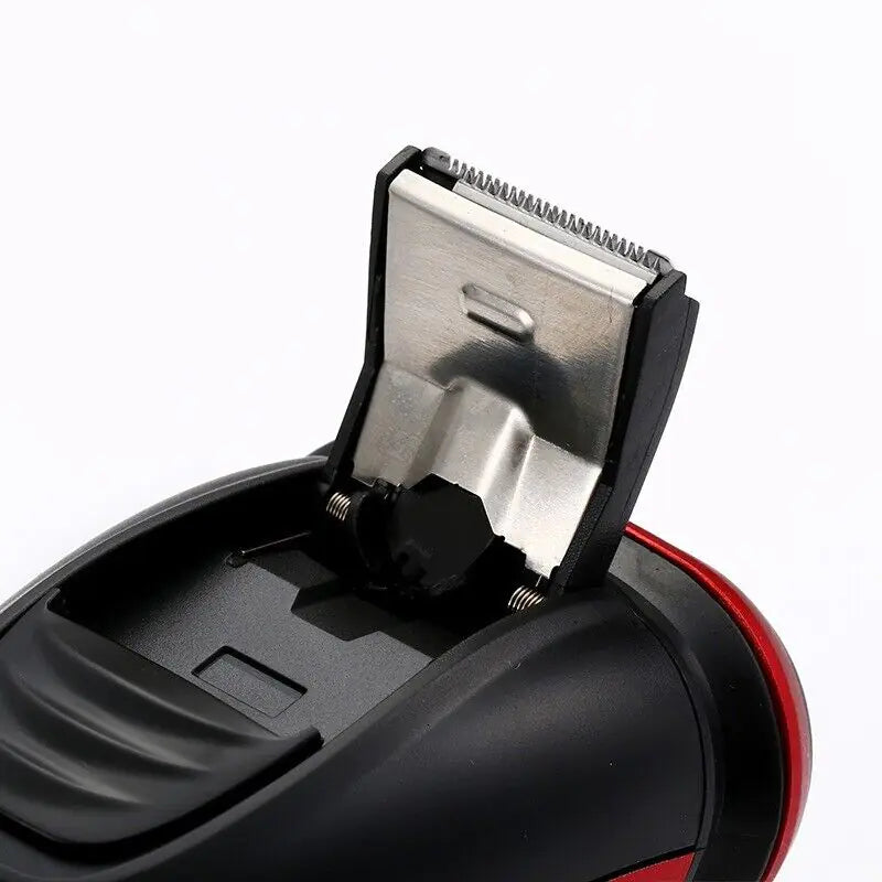 Men's Razor Rotary Waterproof Electric Shaver Pop-Up Trimmer Wet Dry Cordless Anti Spier