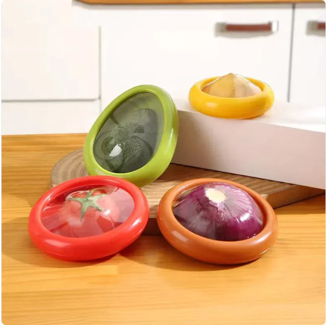 Clear Fresh Fruit & Vegetable Storage Box Set Anti Spier