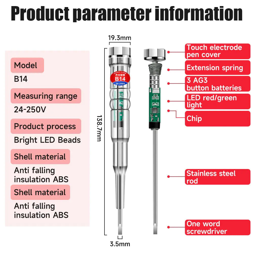 Smart Voltage Detector Set Anti Spier