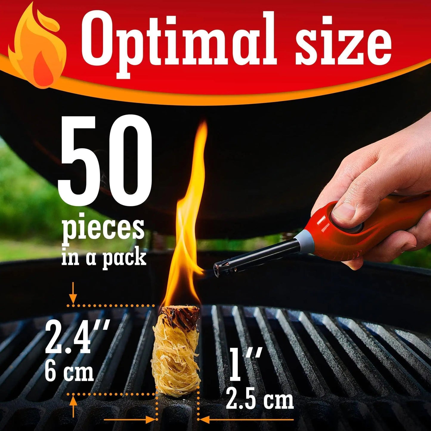 Fire Starters for Indoor Fireplace Campfires Wood Stove Grill Charcoal Chimney Anti Spier