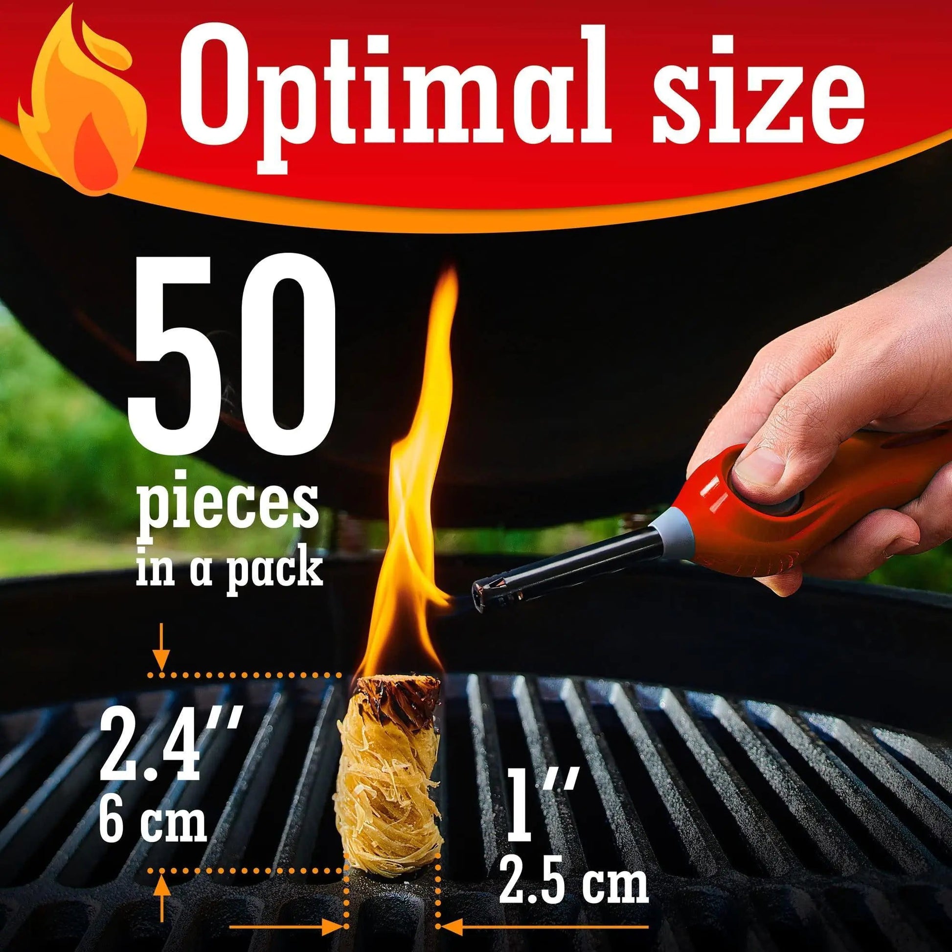 Fire Starters for Indoor Fireplace Campfires Wood Stove Grill Charcoal Chimney Anti Spier