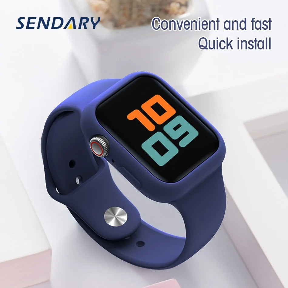 Soft Silicone Smart Watch Cover Case Anti Spier