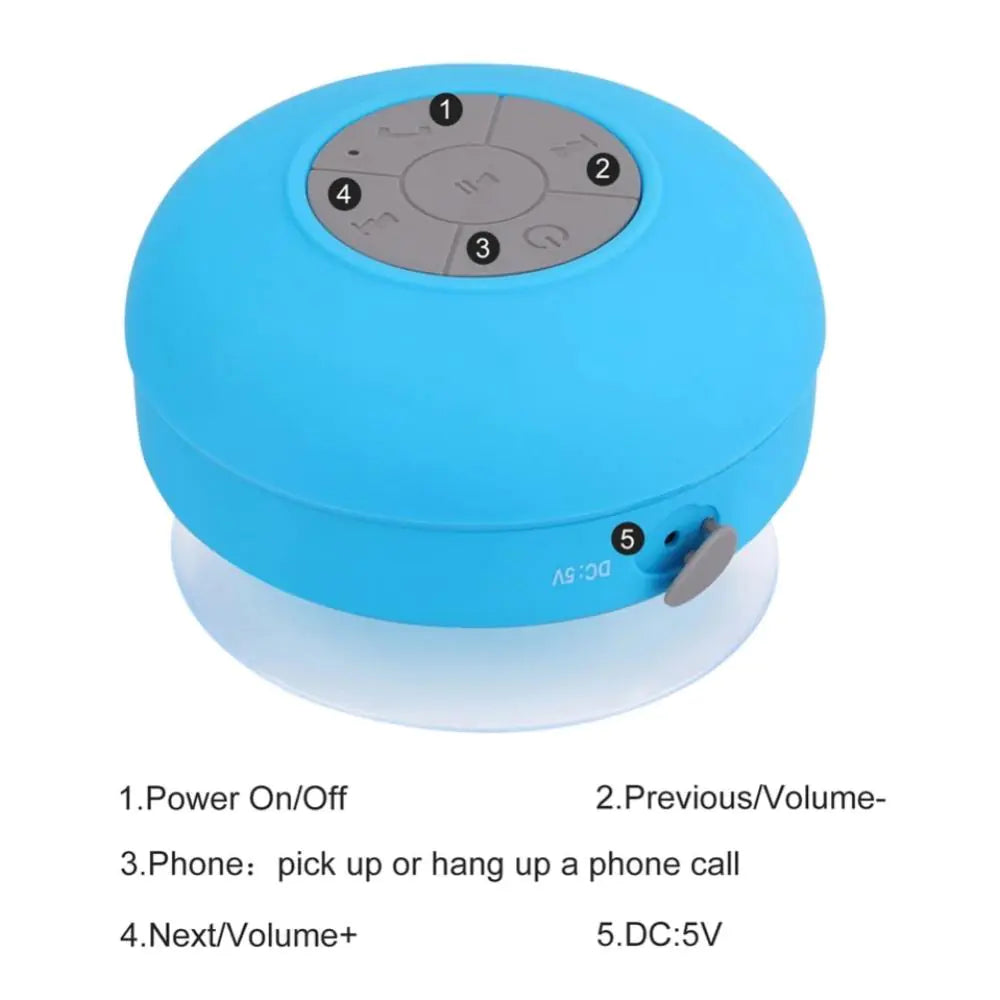 Hands-free Calling Small Waterproof Bluetooth Speaker Anti Spier