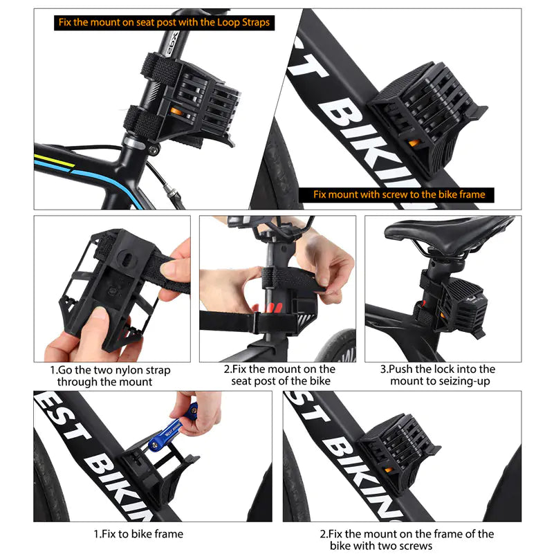 Foldable Bike Lock Anti Spier