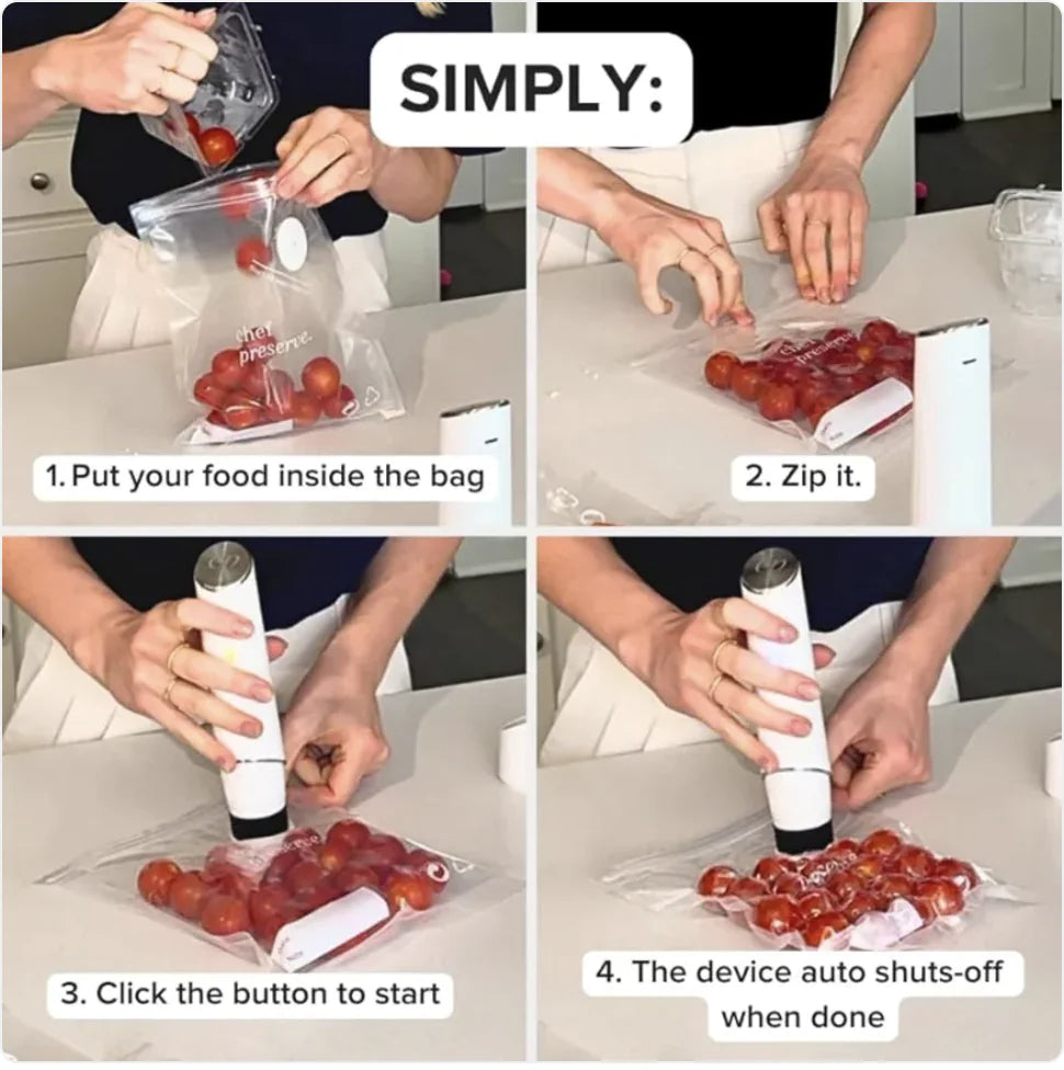 Compact Kitchen Vacuum Sealer Anti Spier