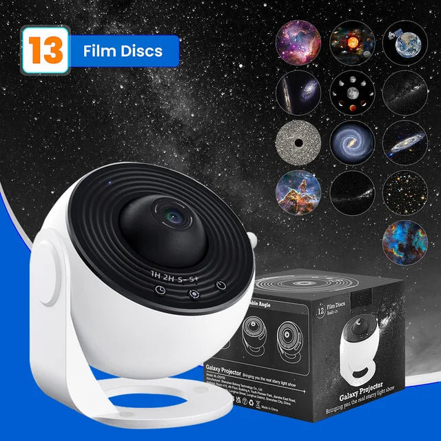 Night Light Galaxy Projector Starry Sky Projector 360 Rotate Planetarium Lamp For Kids Bedroom Valentines Day Gift Wedding Deco Anti Spier