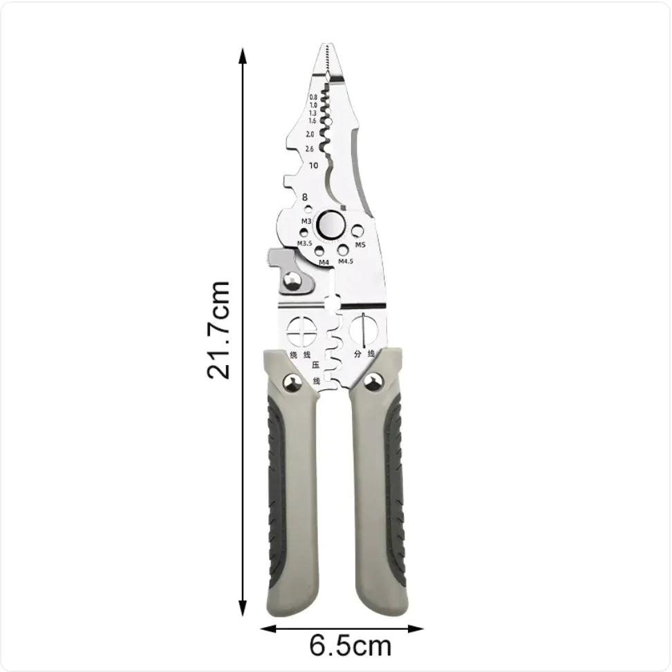 Adjustable Multifunction Wire Crimper, Cable Cutter & Automatic Wire Stripper Anti Spier