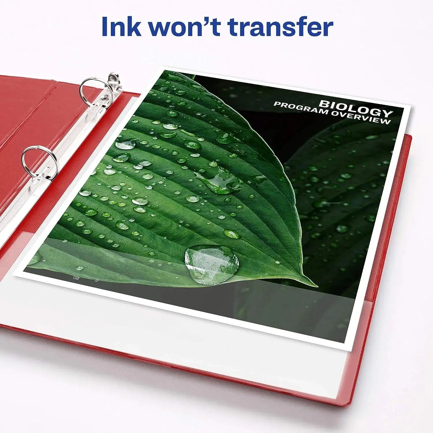 3 Ring Binder- 1" - Red Anti Spier