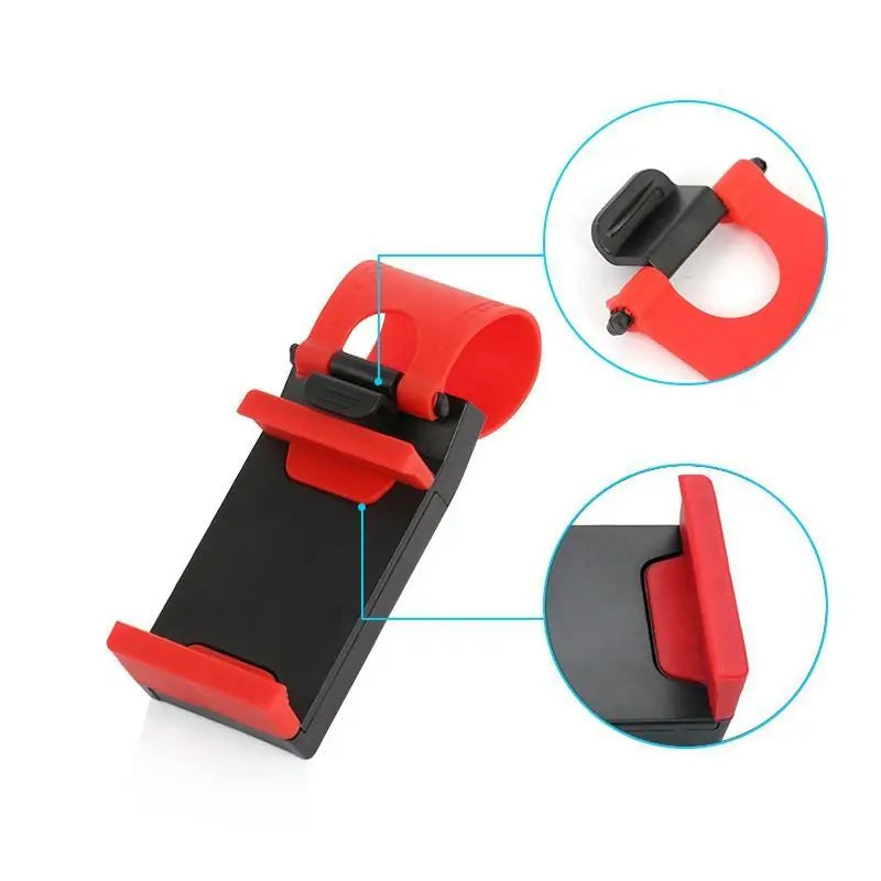 Steering Wheel Universal Smartphone Holder Anti Spier