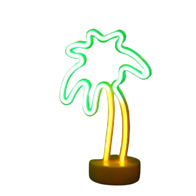 Tropical Nights Neon Deco Lights With Remote Control Anti Spier