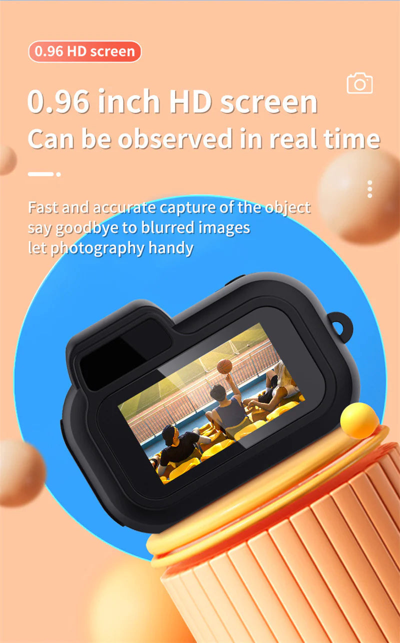 Compact 1080p HD Retro Mini Camera - Perfect Pocket-Sized Gift for Any Occasion! Anti Spier