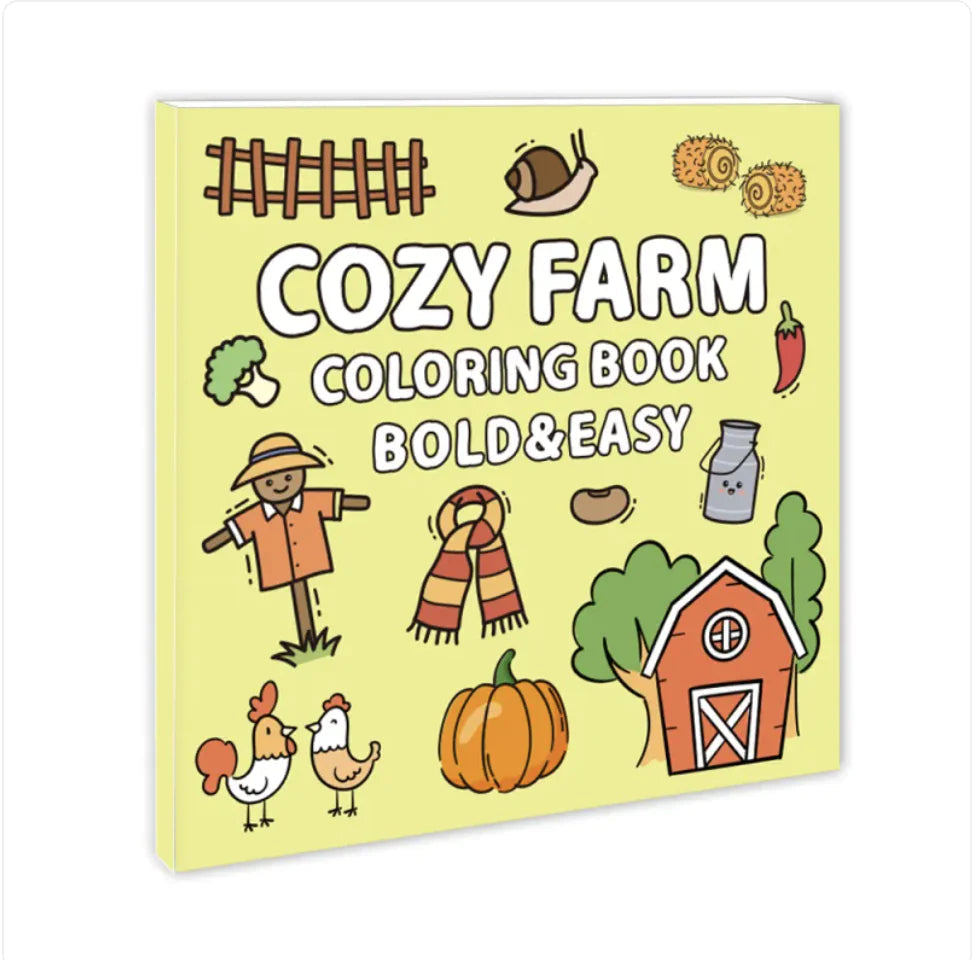 Children's Coloring Book: 40 Food & Fruit Cartoons Anti Spier