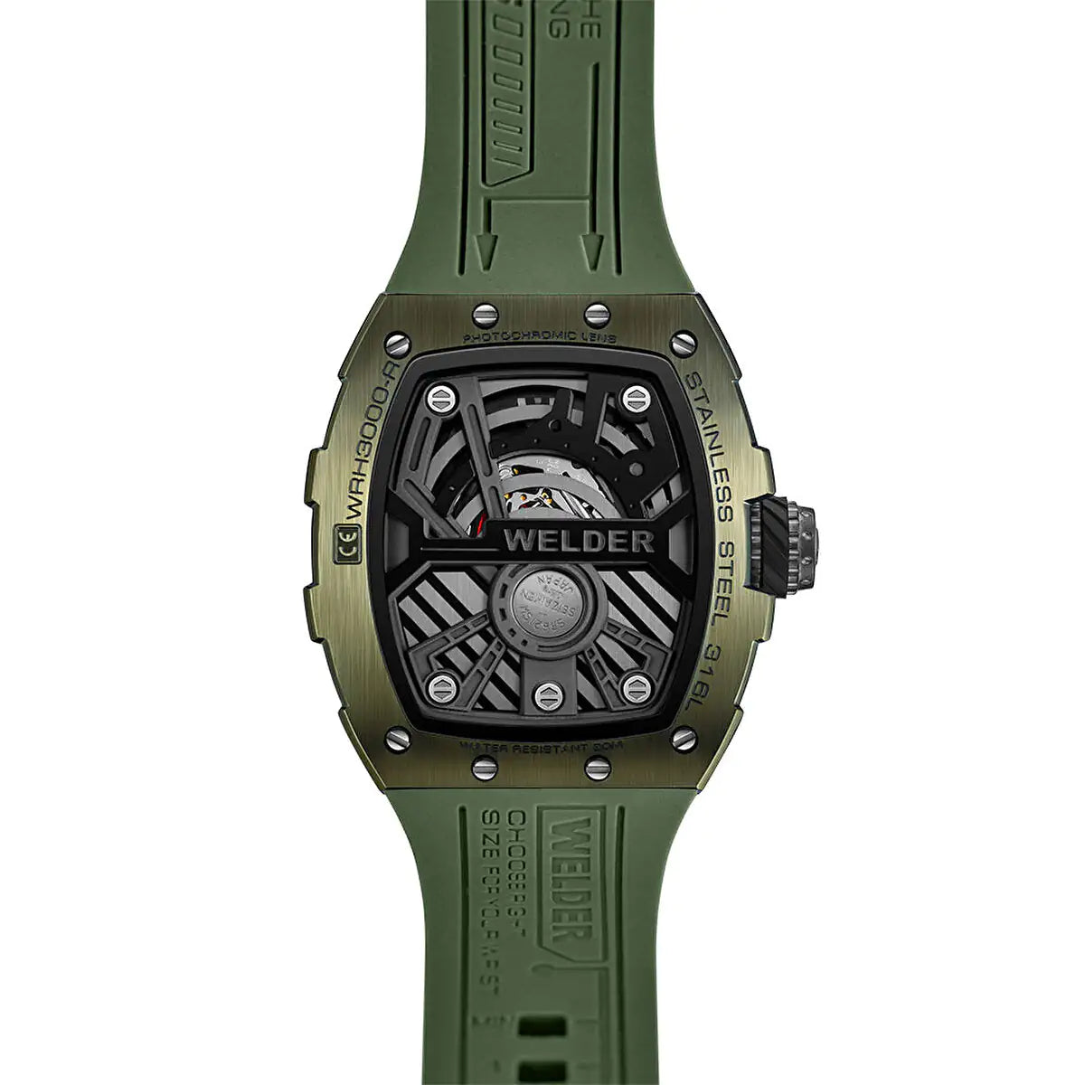 Welder Moody Watch WRH3000-R Men's Wristwatch - Anti Spier 