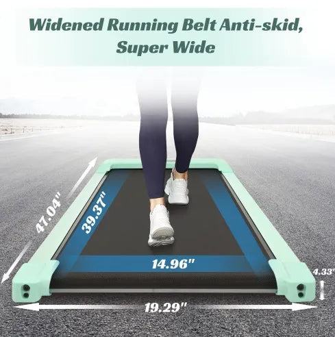 2 In 1 Under Desk Electric Treadmill Anti Spier