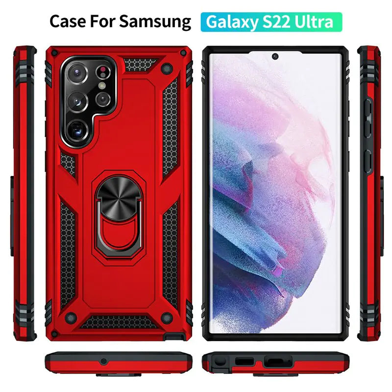 Shockproof Amour Samsung Phone Case Anti Spier