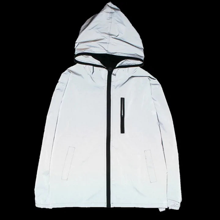 FashionFad Reflective Windbreaker Anti Spier