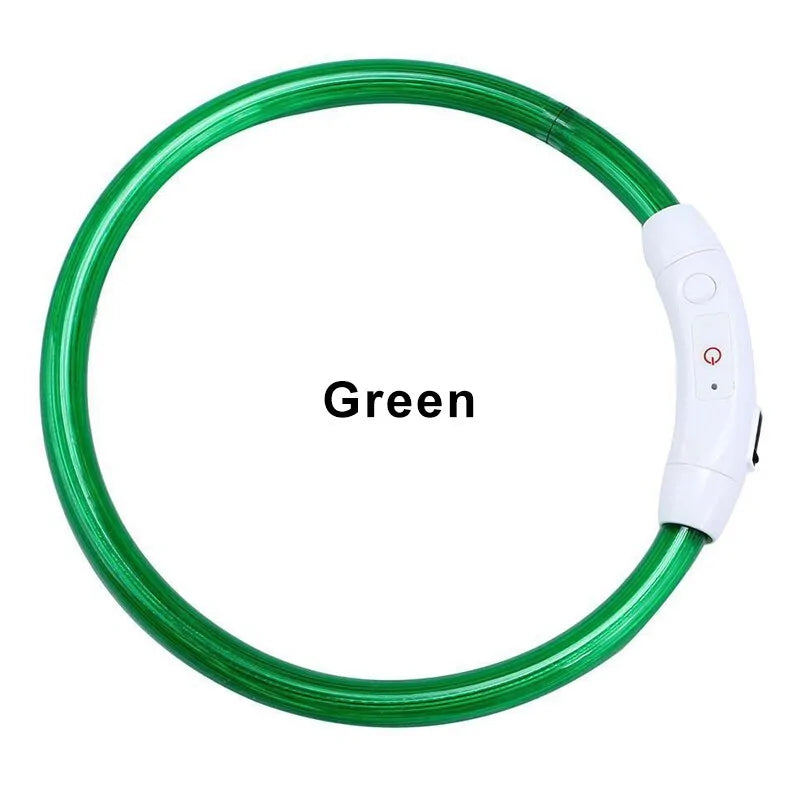 LED Collar Night Safety For Pets Anti Spier